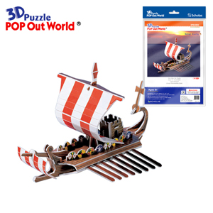 3D Puzzle Roman Warship Made in Korea